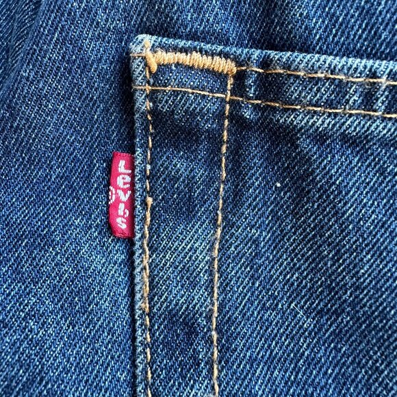 Levis 550 Mens Relaxed Fit Jeans W36 L32 Blue Denim Classic Style Original NWT - Picture 6 of 13